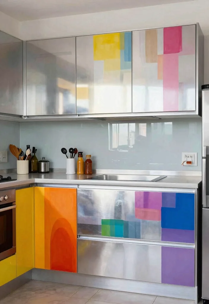 15 Aluminium Kitchen Cabinets 2026 Trending Ideas With Sleek Modern Style 14 15 Aluminium Kitchen Cabinets 2026 Trending Ideas With Sleek Modern Style - 14. Artistic Touches 1