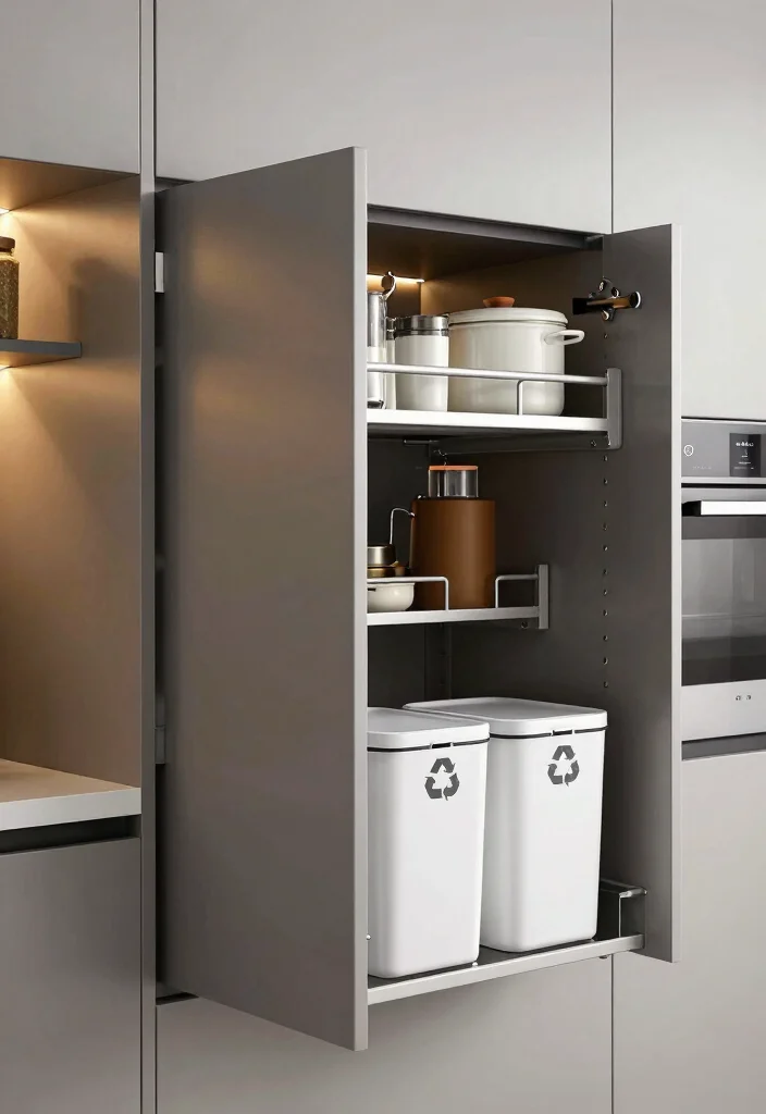 15 Aluminium Kitchen Cabinets 2026 Trending Ideas With Sleek Modern Style 5 15 Aluminium Kitchen Cabinets 2026 Trending Ideas With Sleek Modern Style - 5. Smart Storage Innovations 1