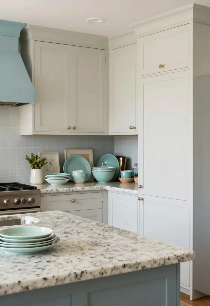 15 Cream Granite Countertops Kitchen Ideas With Soft Glow - 6. Complementary Color Palette 1