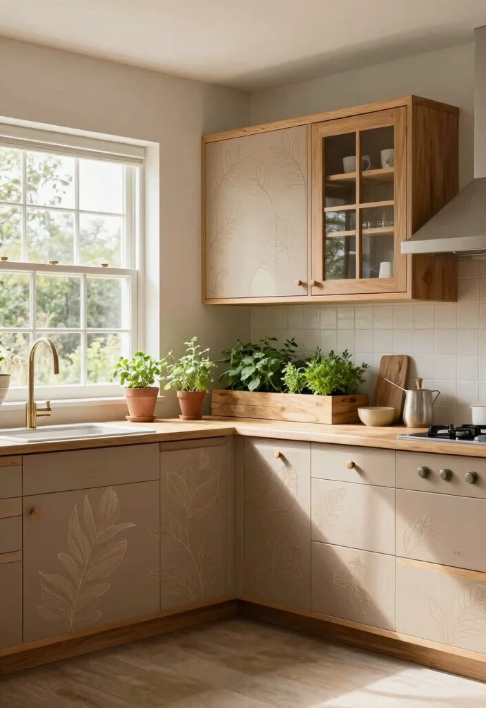 15 Curved Kitchen Cabinets Ideas With Unique Flow 12 15 Curved Kitchen Cabinets Ideas With Unique Flow - 12. Outdoor-Style Elements 1