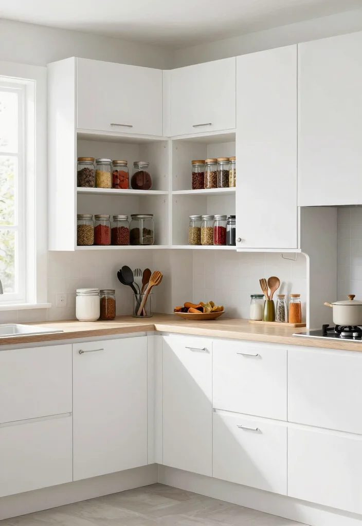 15 Curved Kitchen Cabinets Ideas With Unique Flow 6 15 Curved Kitchen Cabinets Ideas With Unique Flow - 6. Smart Storage Solutions 1