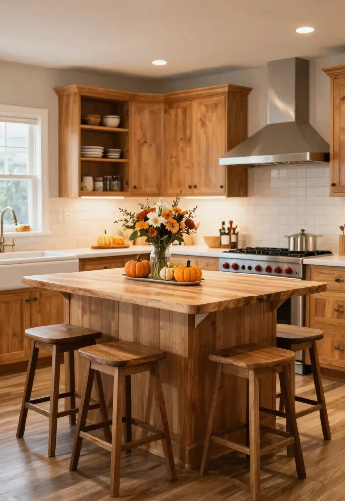 15 Kitchen Breakfast Counter Design Ideas With Smart Layout - 3. Multi-functional Island 1