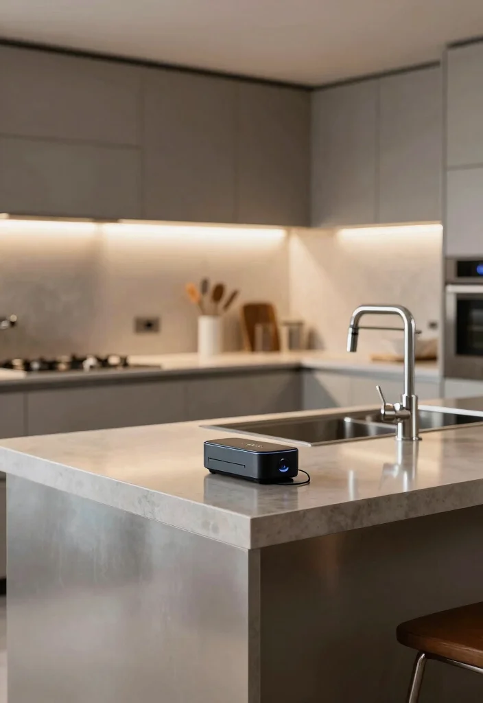 15 Kitchen Design With Island Ideas That Maximize Function - 13. Smart Islands with Technology 1