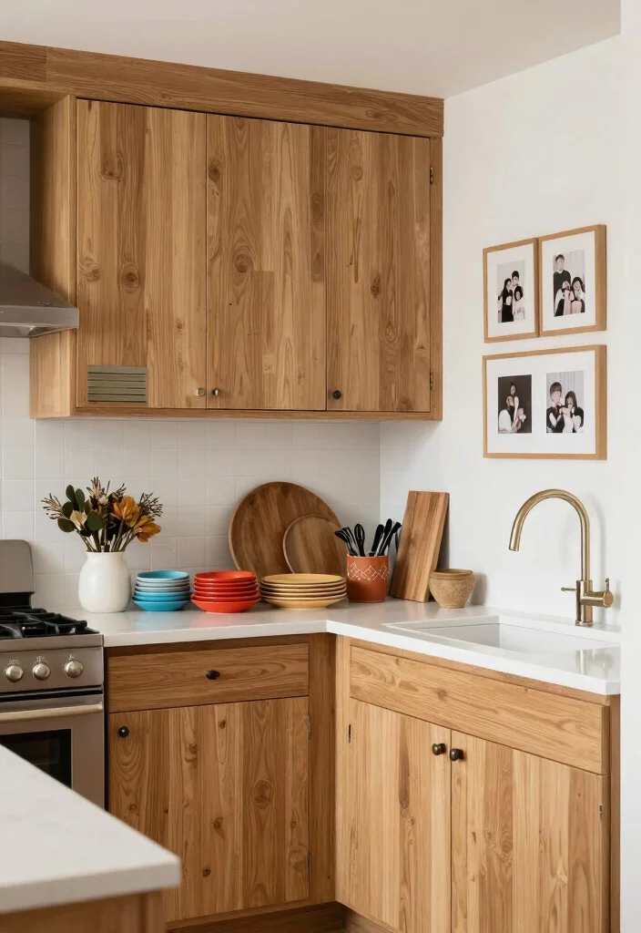 15 Natural Oak Kitchen Cabinets Ideas With Timeless Warmth - 15. Personal Touches 1