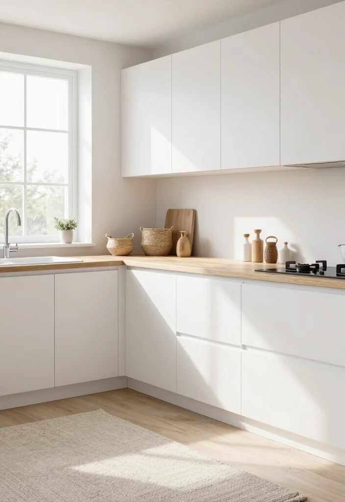 15 Oak Countertop Kitchen Ideas With Natural Warmth - 4. Scandinavian Simplicity 1
