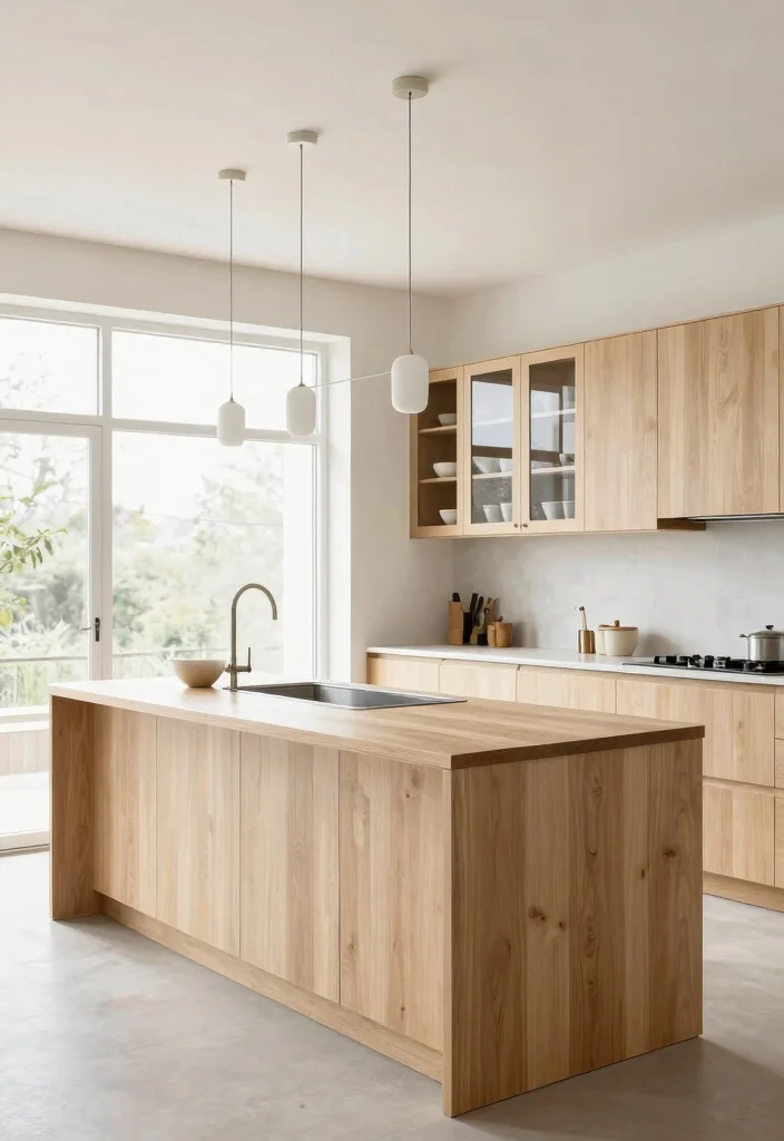 15 Oak Countertop Kitchen Ideas With Natural Warmth - 7. Bright and Airy Contemporary 1
