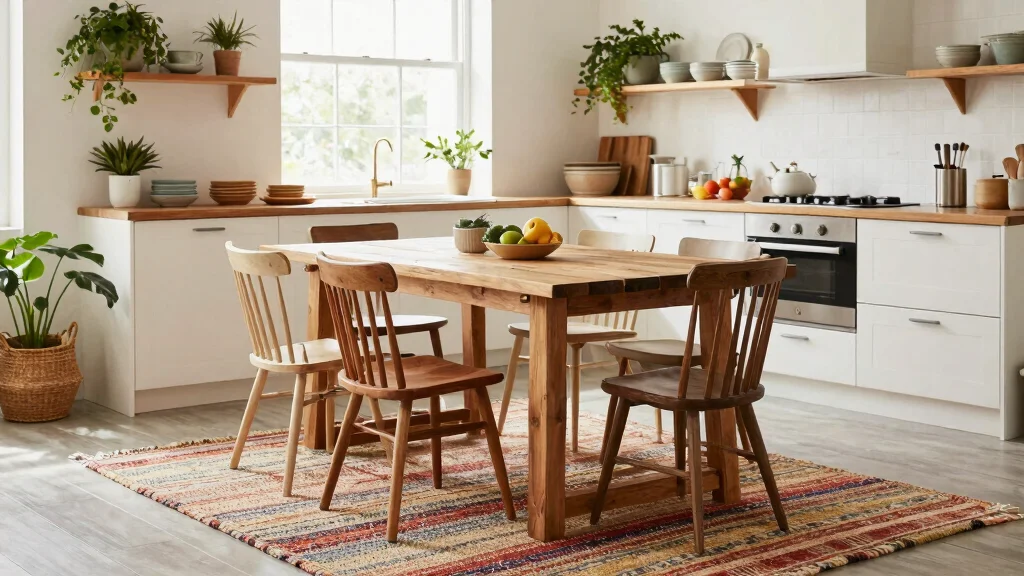 15 Rug Under Kitchen Table Ideas That Define the Space