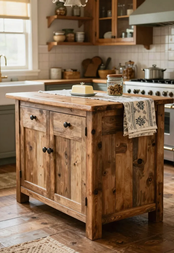 15 Shiplap Kitchen Island Ideas With Farmhouse Charm - 3. Rustic Farmhouse Chic 1