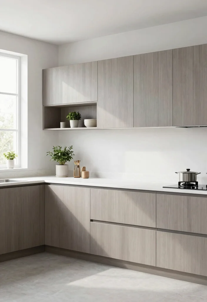 16 Ash Kitchen Cabinets Ideas With Subtle Grain 1 16 Ash Kitchen Cabinets Ideas With Subtle Grain - 1. Minimalist Marvel 1