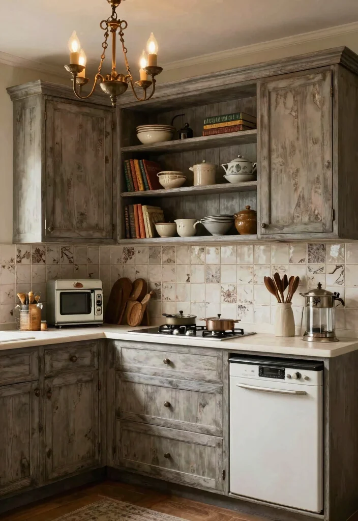 16 Ash Kitchen Cabinets Ideas With Subtle Grain 11 16 Ash Kitchen Cabinets Ideas With Subtle Grain - 11. Vintage Vibes 1