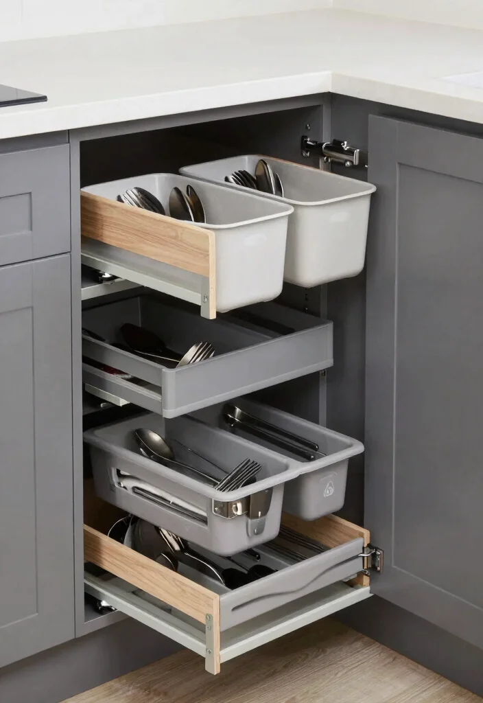 16 Ash Kitchen Cabinets Ideas With Subtle Grain 13 16 Ash Kitchen Cabinets Ideas With Subtle Grain - 13. Smart Storage Solutions 1