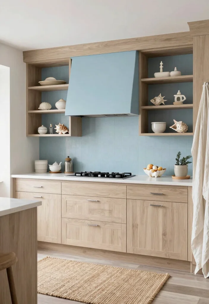 16 Ash Kitchen Cabinets Ideas With Subtle Grain 15 16 Ash Kitchen Cabinets Ideas With Subtle Grain - 15. Coastal Calm 1