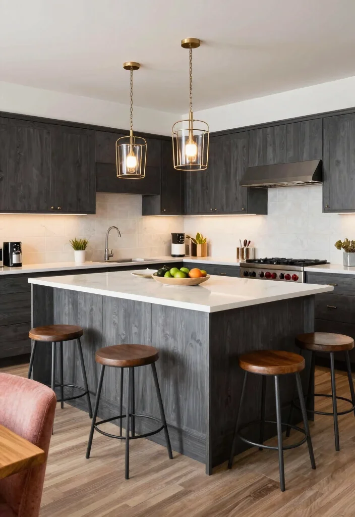 16 Ash Kitchen Cabinets Ideas With Subtle Grain 16 16 Ash Kitchen Cabinets Ideas With Subtle Grain - 16. Statement Island 1