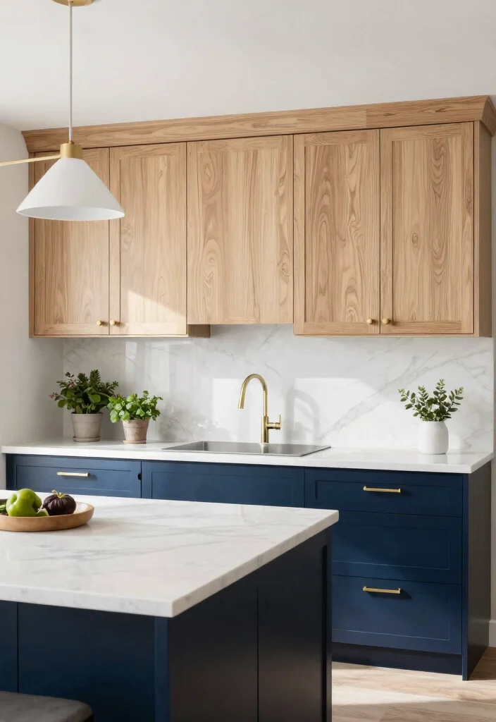 16 Ash Kitchen Cabinets Ideas With Subtle Grain 3 16 Ash Kitchen Cabinets Ideas With Subtle Grain - 3. Two-Tone Trend 1