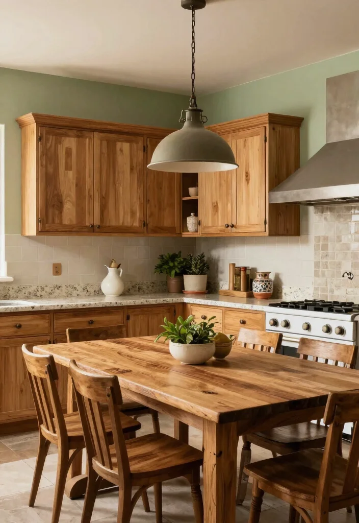 16 Beige Granite Countertops Kitchen Ideas With Classic Appeal - 1. Earthy Tones for a Cozy Atmosphere 1