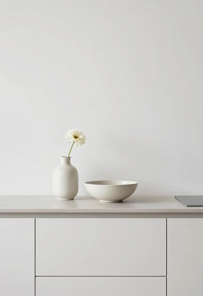 16 Chic Decor Ideas for Your Kitchen Cabinets 15 16 Chic Decor Ideas for Your Kitchen Cabinets - 15. Minimalist Approach for a Clean Look 1