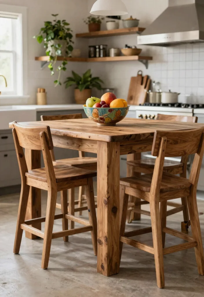 16 Kitchen Island Seating Ideas That Blend Comfort & Style - 9. Sturdy Farmhouse Style Chairs 1