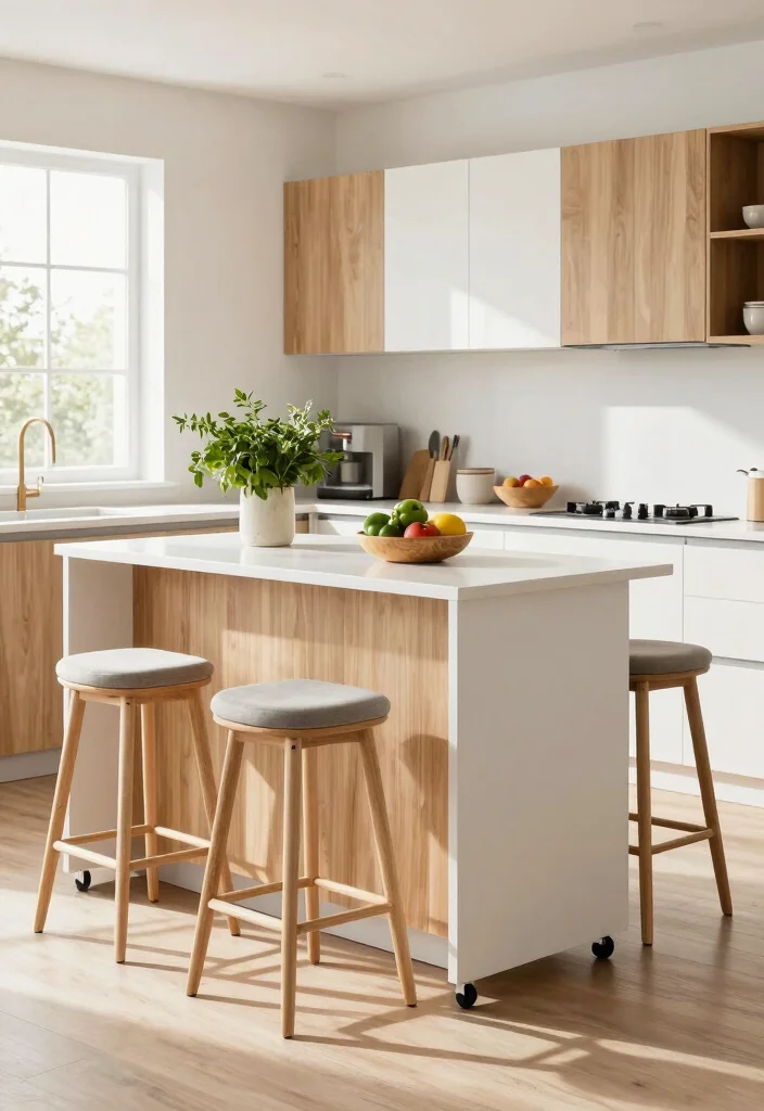 16 Movable Kitchen Cabinets Ideas With Flexible Design 1 16 Movable Kitchen Cabinets Ideas With Flexible Design - 1. The Classic Portable Kitchen Island 1