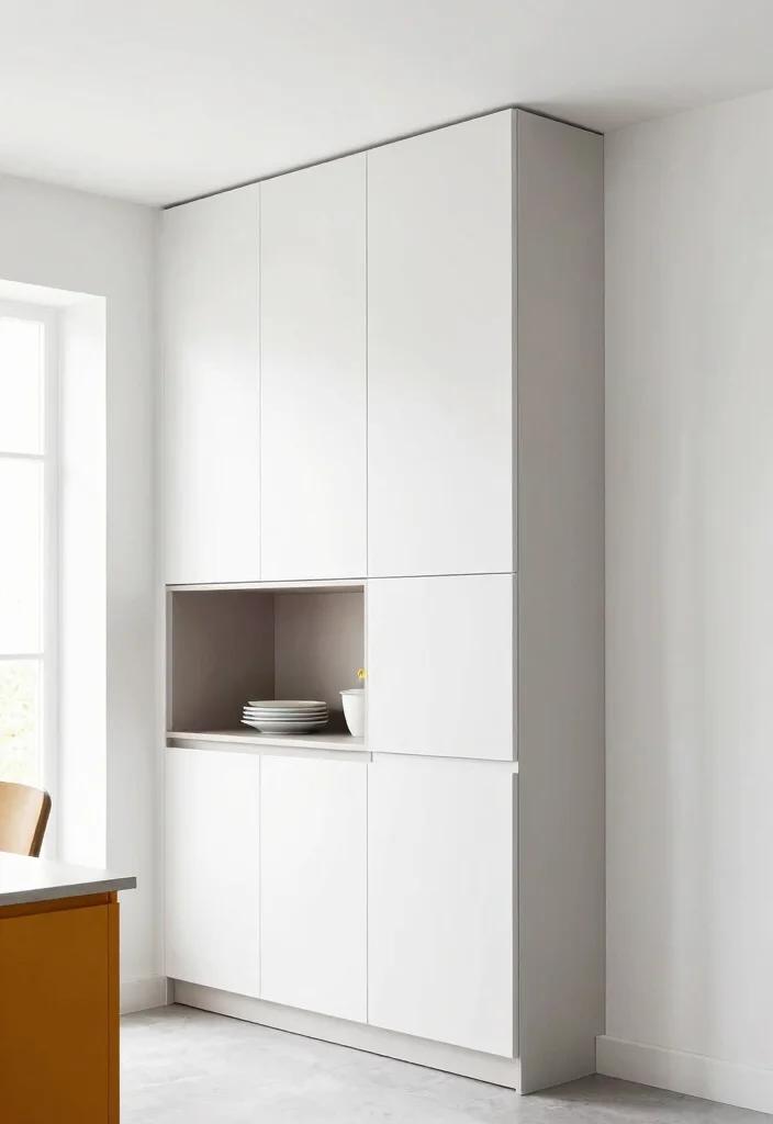 16 Movable Kitchen Cabinets Ideas With Flexible Design 12 16 Movable Kitchen Cabinets Ideas With Flexible Design - 12. Creative Vertical Storage Cabinets 1