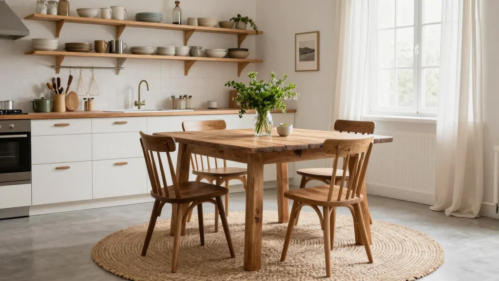 16 Round Rug Under Kitchen Table Ideas That Add Cozy Texture