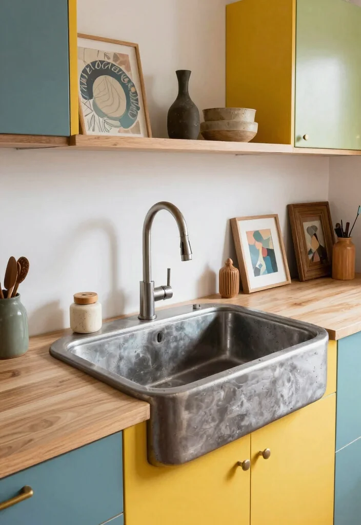 16 Types of Kitchen Sinks Ideas to Match Your Style 15 16 Types of Kitchen Sinks Ideas to Match Your Style - 15. Unique Shaped Sinks for Creative Spaces 1