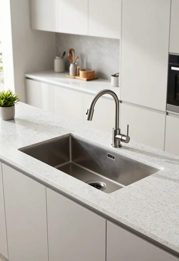 16 Types of Kitchen Sinks Ideas to Match Your Style 7 16 Types of Kitchen Sinks Ideas to Match Your Style - 7. Undermount Sinks for a Sleek Finish 1