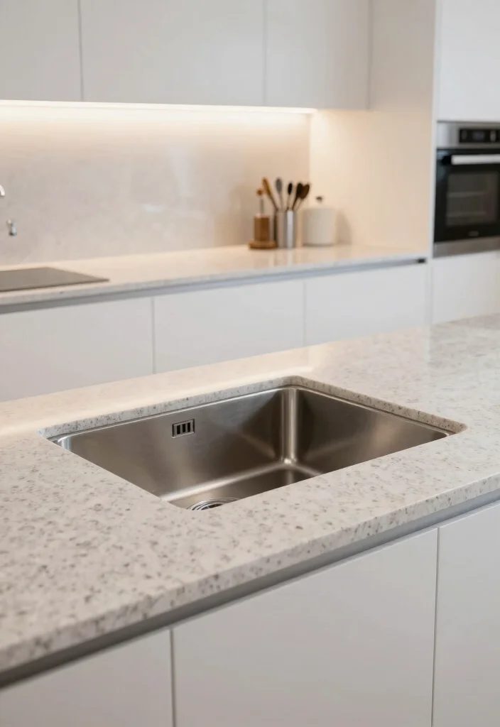 16 Under Mount Kitchen Sink Ideas With Clean Finish - 1. Seamless Minimalism 1