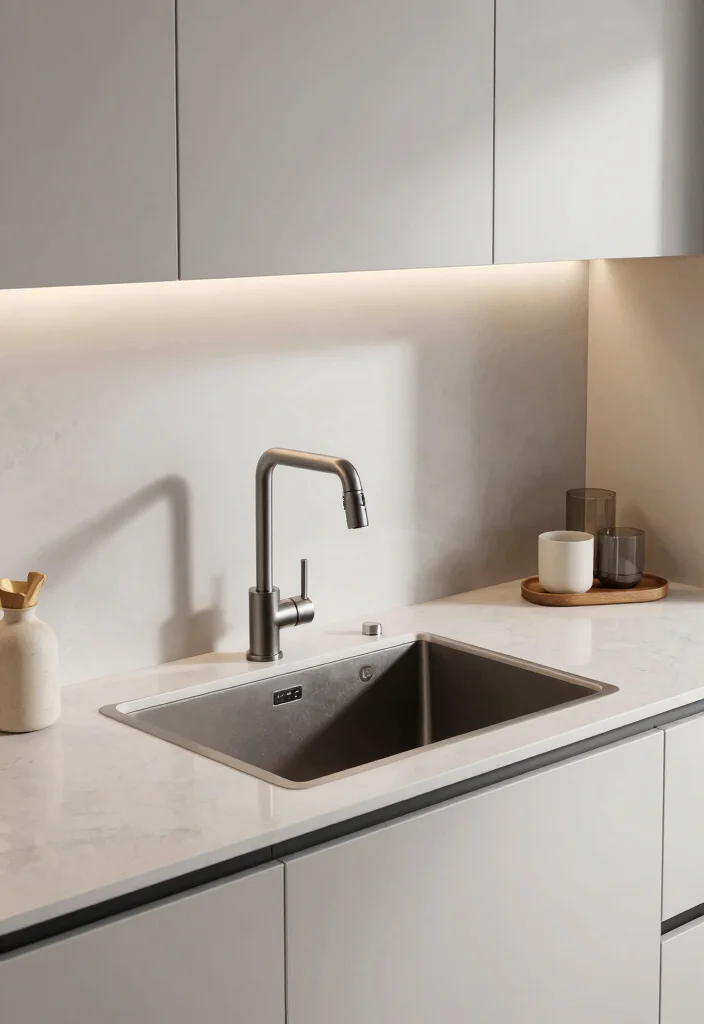 16 Under Mount Kitchen Sink Ideas With Clean Finish - 12. Smart Technology 1