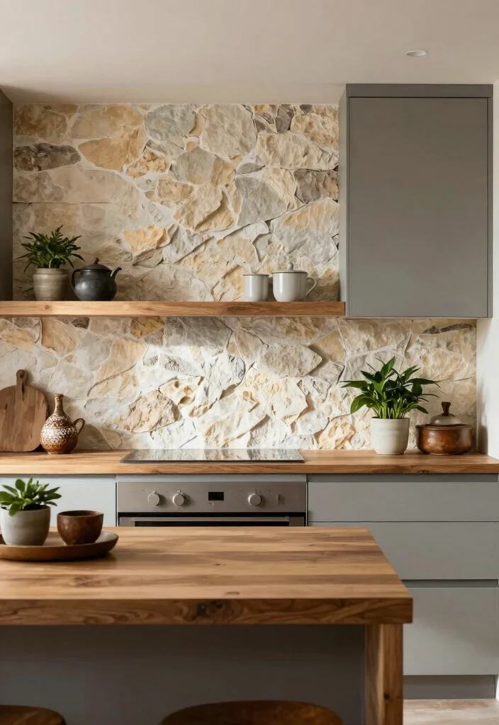 16 Warm Natural Charm Wood Countertops Kitchen Ideas Trending in 2026 11 16 Warm Natural Charm Wood Countertops Kitchen Ideas Trending in 2026 - 11. Layered Textures 1