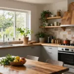 16 Warm Natural Charm Wood Countertops Kitchen Ideas Trending in 2026