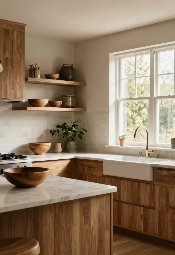 16 Warm Natural Charm Wood Countertops Kitchen Ideas Trending in 2026 5 16 Warm Natural Charm Wood Countertops Kitchen Ideas Trending in 2026 - 5. Matching Wooden Accents 1