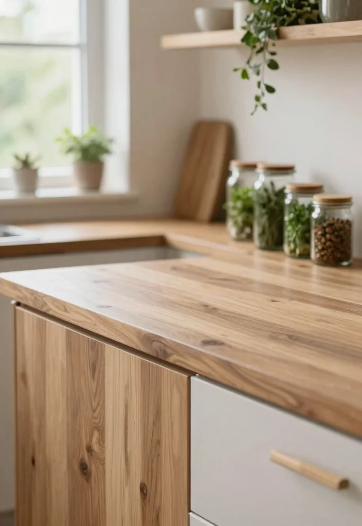 16 Warm Natural Charm Wood Countertops Kitchen Ideas Trending in 2026 6 16 Warm Natural Charm Wood Countertops Kitchen Ideas Trending in 2026 - 6. Eco-Friendly Finishes 1