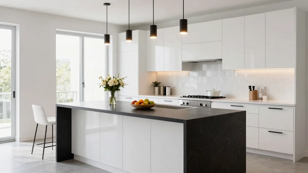 16 White Kitchen Dark Island Ideas With Bold Balance