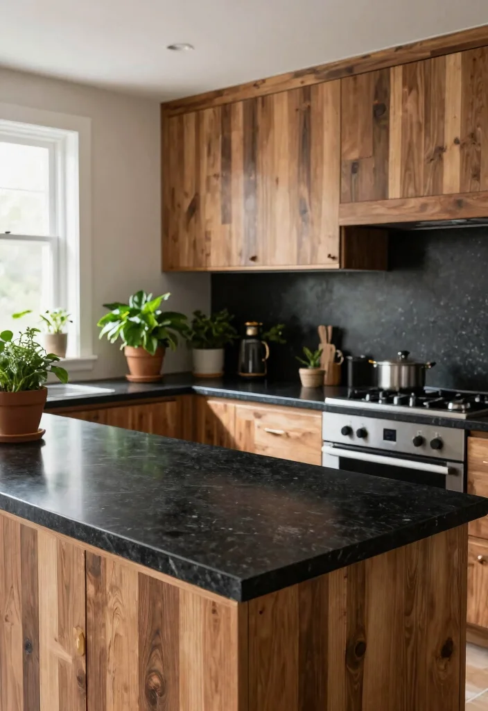 17 Black Granite Countertops Kitchen Modern Ideas With Sleek Style - 5. Eco-Friendly Black Granite Options 1