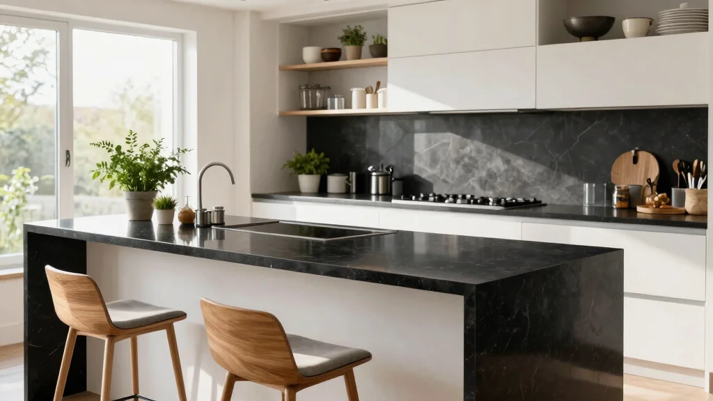 17 Black Granite Countertops Kitchen Modern Ideas With Sleek Style