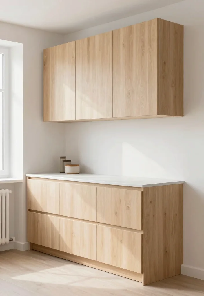 17 Floating Cabinets Kitchen Ideas With Minimal Appeal 12 17 Floating Cabinets Kitchen Ideas With Minimal Appeal - 12. Minimalist Floating Cabinets for Small Spaces 1