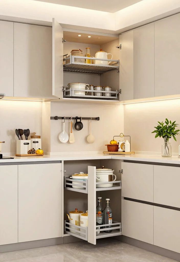 17 Kitchen Cabinets Designs Ideas That Elevate Storage - 12. Smart Storage Solutions 1