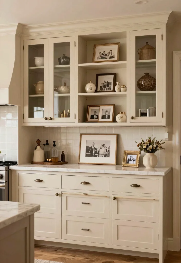 17 Kitchen Cabinets Designs Ideas That Elevate Storage - 17. Personal Touches in Cabinetry 1