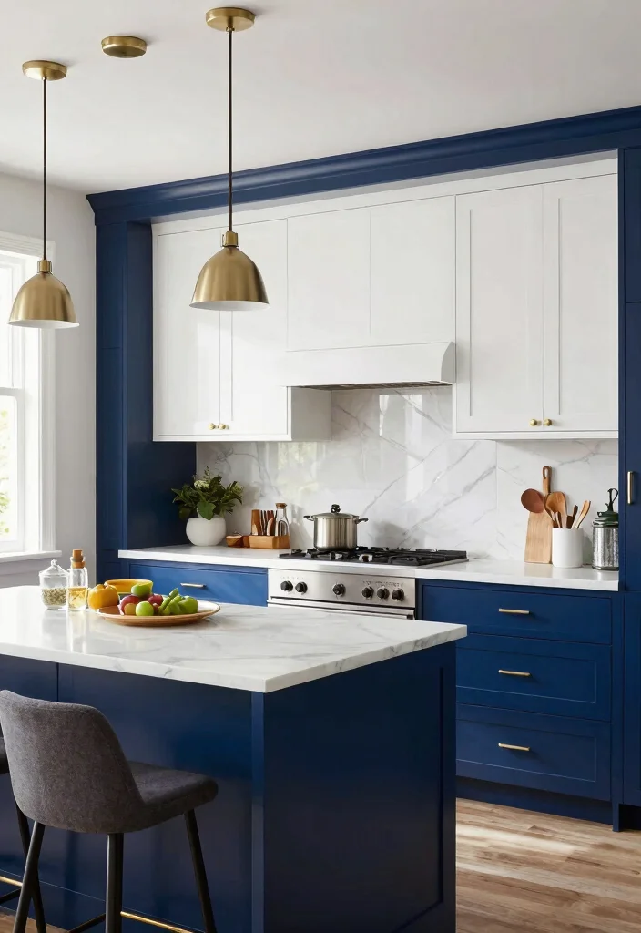 17 Kitchen Cabinets Designs Ideas That Elevate Storage - 3. Two-Tone Color Schemes 1