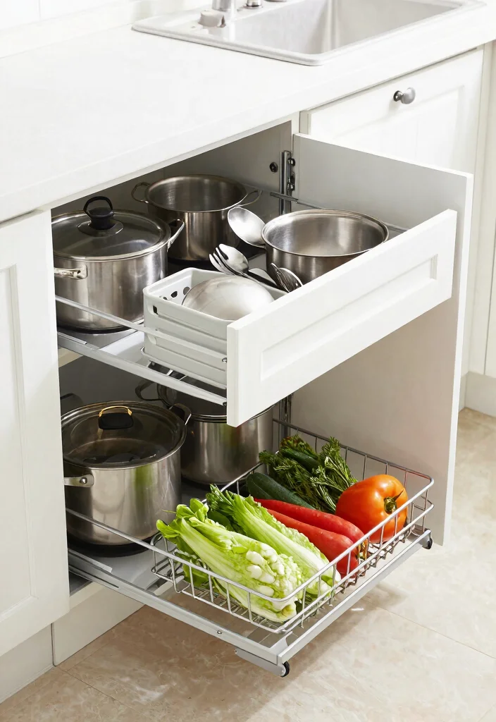 17 Kitchen Counter Organization 2026 Trending Ideas That Keep It Clutter Free - 3. Under-Counter Storage Solutions 1