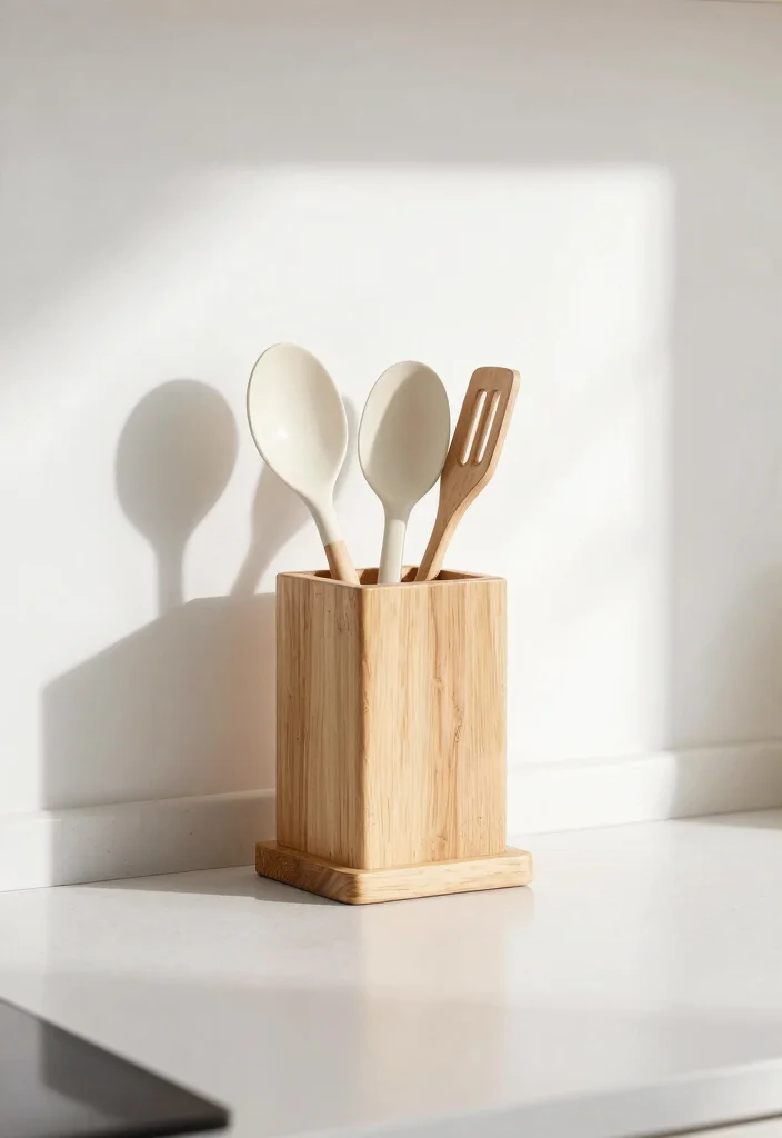 17 Kitchen Counter Organization 2026 Trending Ideas That Keep It Clutter Free - 7. Minimalist Utensil Holders 1