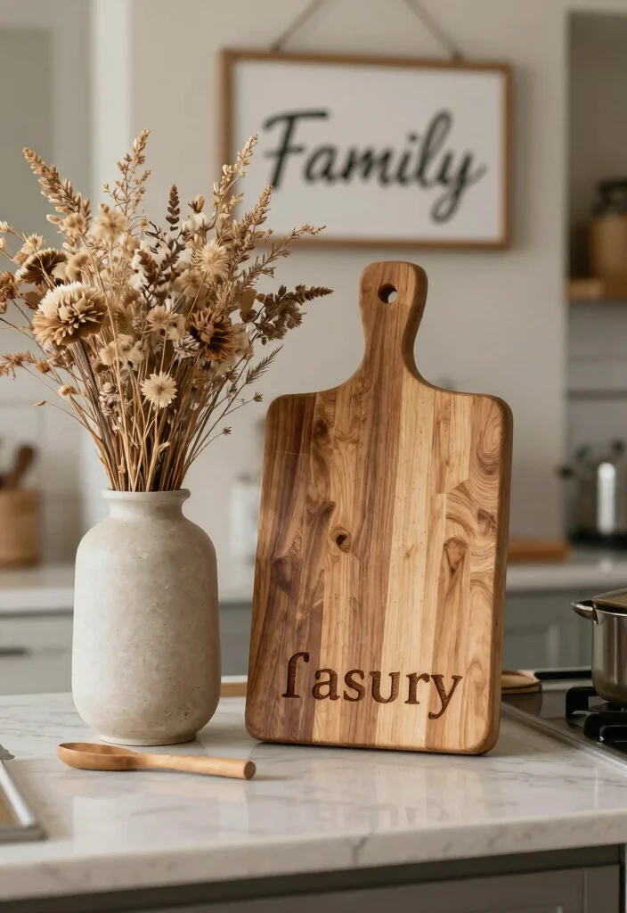 17 Kitchen Counter Organization 2026 Trending Ideas That Keep It Clutter Free - 8. Personalized Farmhouse Decor 1