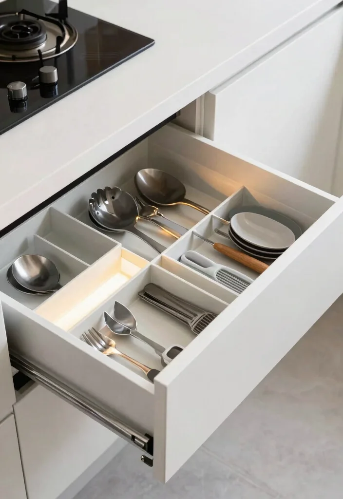17 Kitchen Counter Organization 2026 Trending Ideas That Keep It Clutter Free - 9. Drawer Organizers for a Tidy Look 1