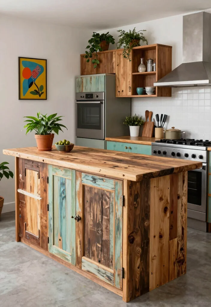 17 Kitchen Countertop Ideas That Upgrade Instantly 15 17 Kitchen Countertop Ideas That Upgrade Instantly - 15. Upcycled Countertops 1