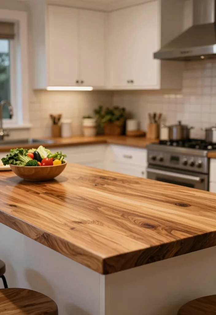 17 Kitchen Countertop Ideas That Upgrade Instantly 5 17 Kitchen Countertop Ideas That Upgrade Instantly - 5. Butcher Block Countertops 1