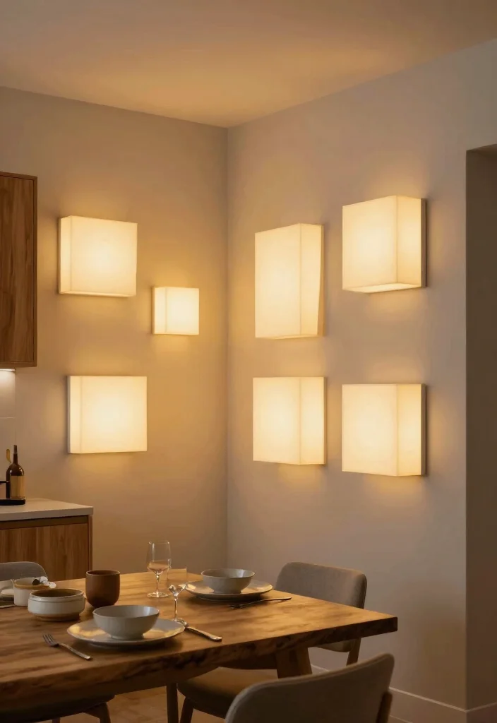 17 Kitchen Dining Lighting Ideas That Create Warm Ambience 9 17 Kitchen Dining Lighting Ideas That Create Warm Ambience - 9. Creative Light Blocks 1