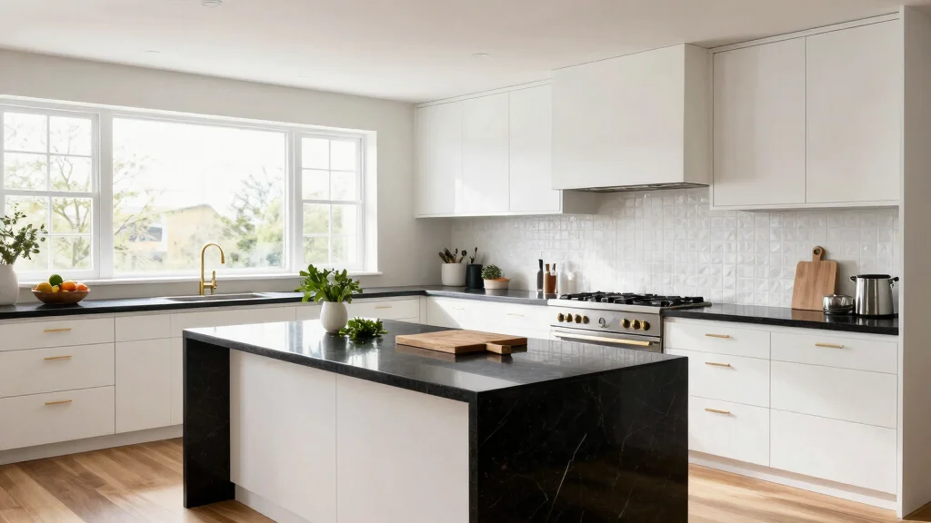 17 Kitchen With Black Granite Countertops Ideas With Luxe Depth