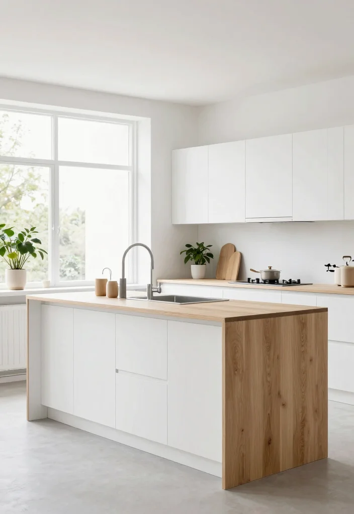 17 Open Island Kitchen Ideas With Airy Flow 4 17 Open Island Kitchen Ideas With Airy Flow - 4. Sleek Scandinavian Vibes 1