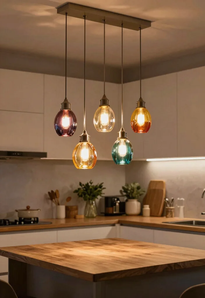 17 Small Kitchen Lighting Fixtures Ideas That Brighten Efficiently - 1. Chic Kitchen Pendant Lights 1