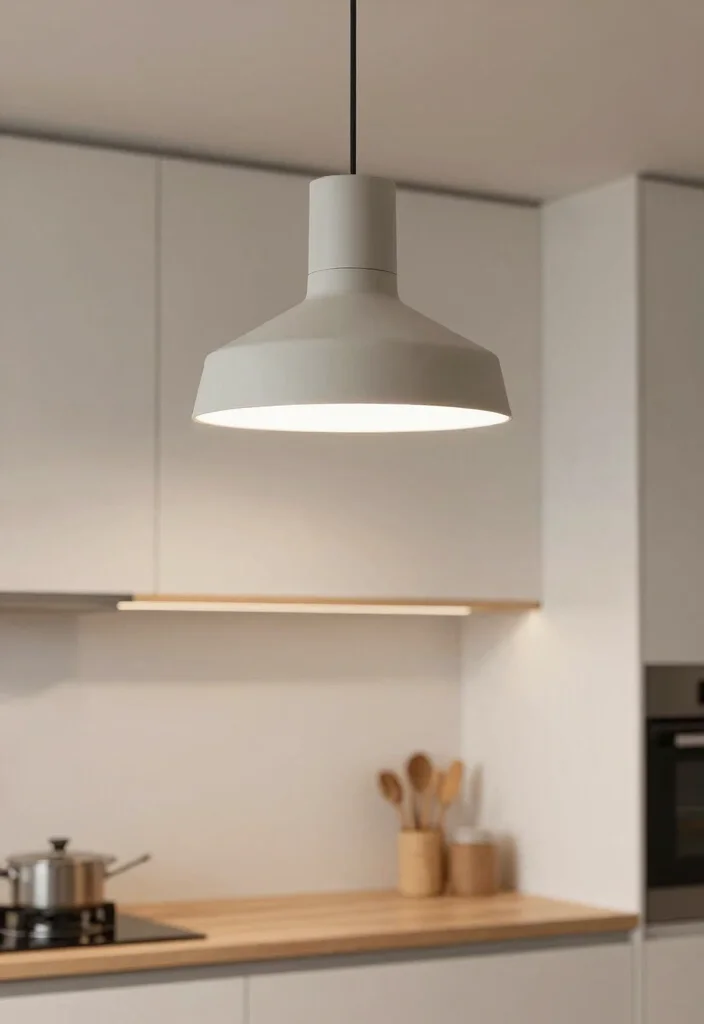 17 Small Kitchen Lighting Fixtures Ideas That Brighten Efficiently - 12. Scandinavian Minimalist Lighting 1